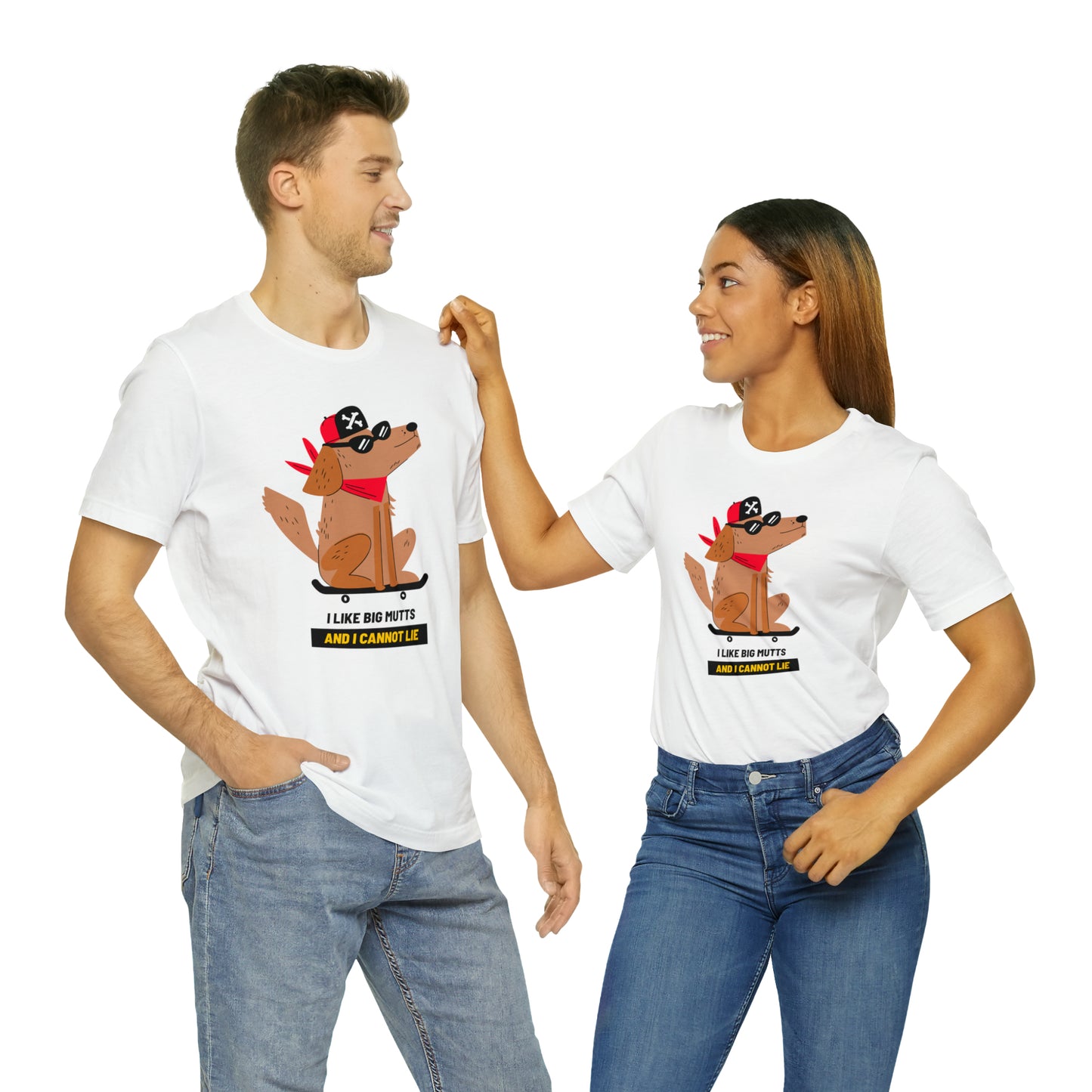 "I Like Big Mutts and I Cannot Lie" Unisex Jersey Short Sleeve Tee