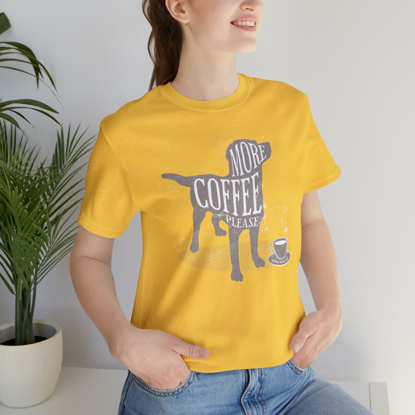 "More Coffee Please" Unisex Jersey Short Sleeve Tee