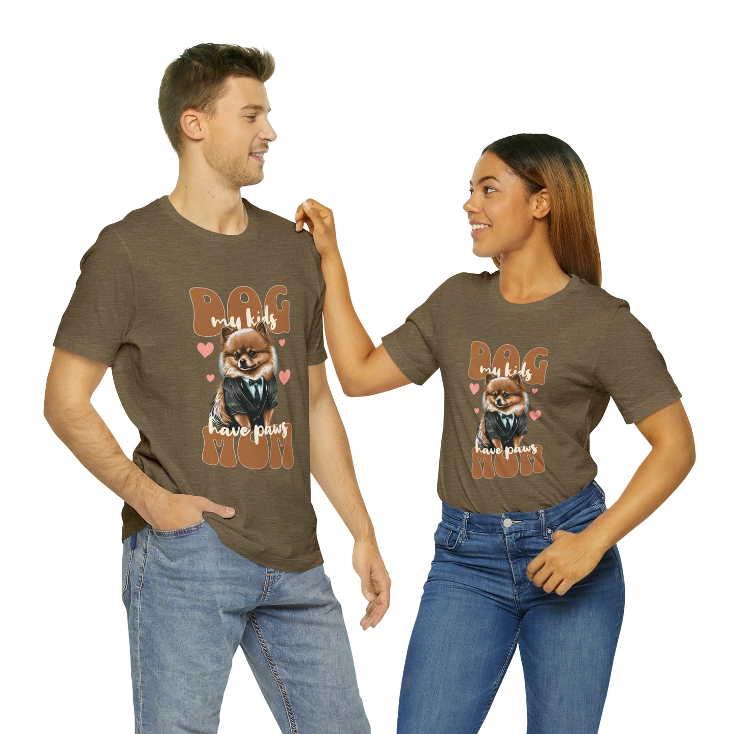 Dog Mom My Kids Have Paws Unisex Jersey Short Sleeve Tee