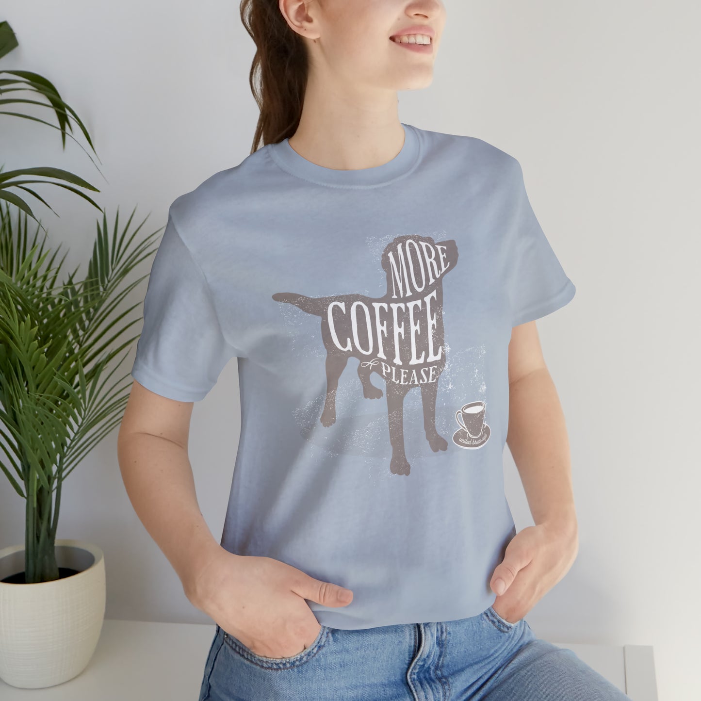 "More Coffee Please" Unisex Jersey Short Sleeve Tee