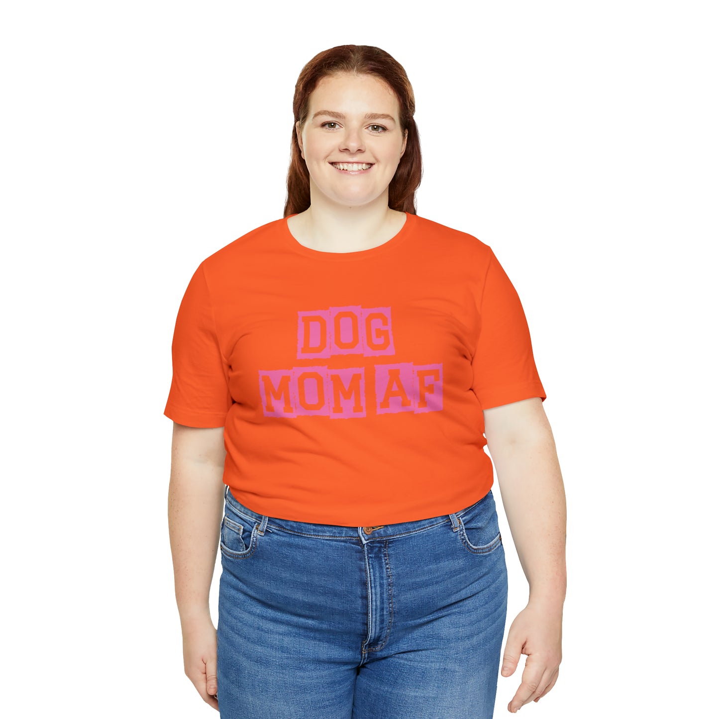 "Dog Mom AF" Unisex Jersey Short Sleeve Tee