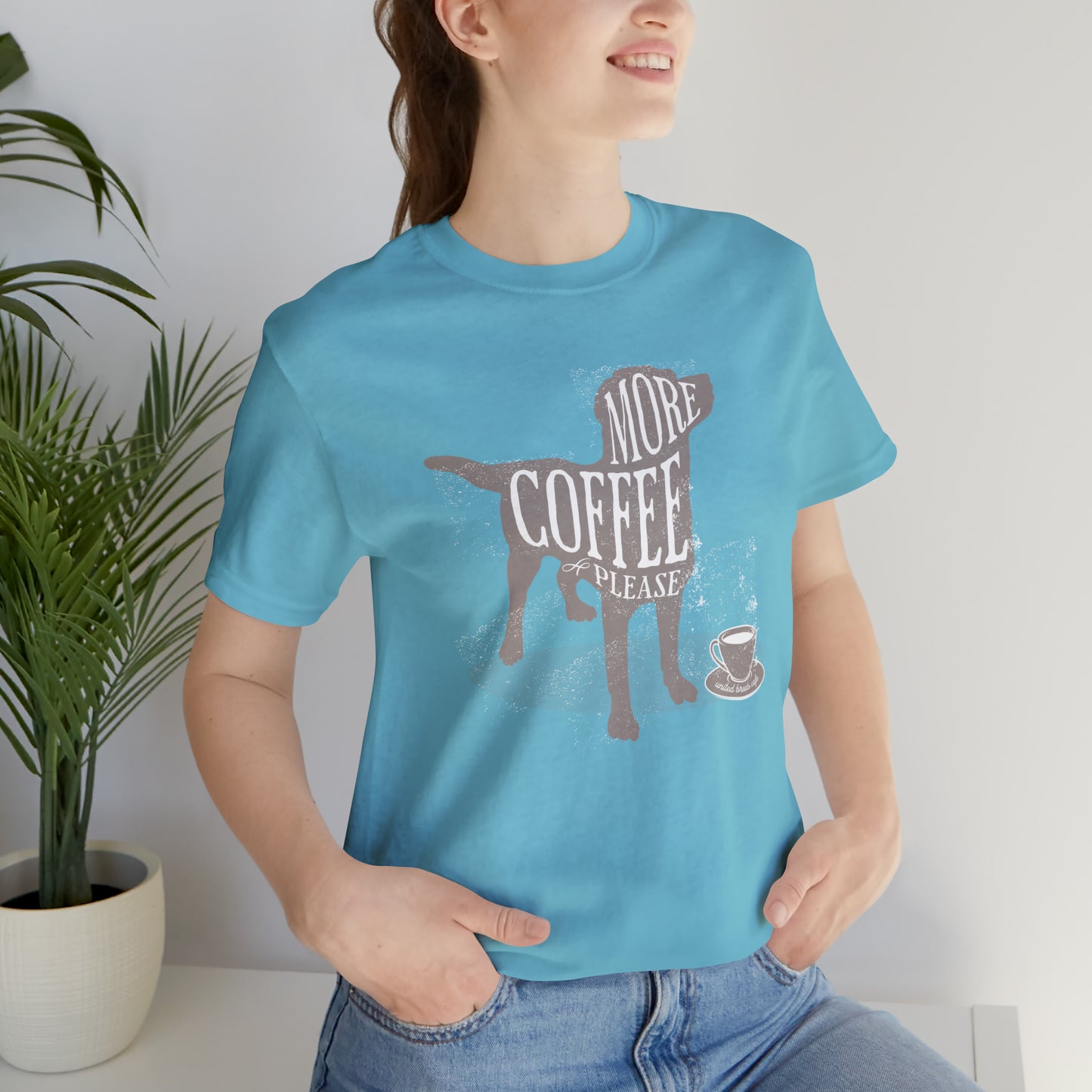 "More Coffee Please" Unisex Jersey Short Sleeve Tee