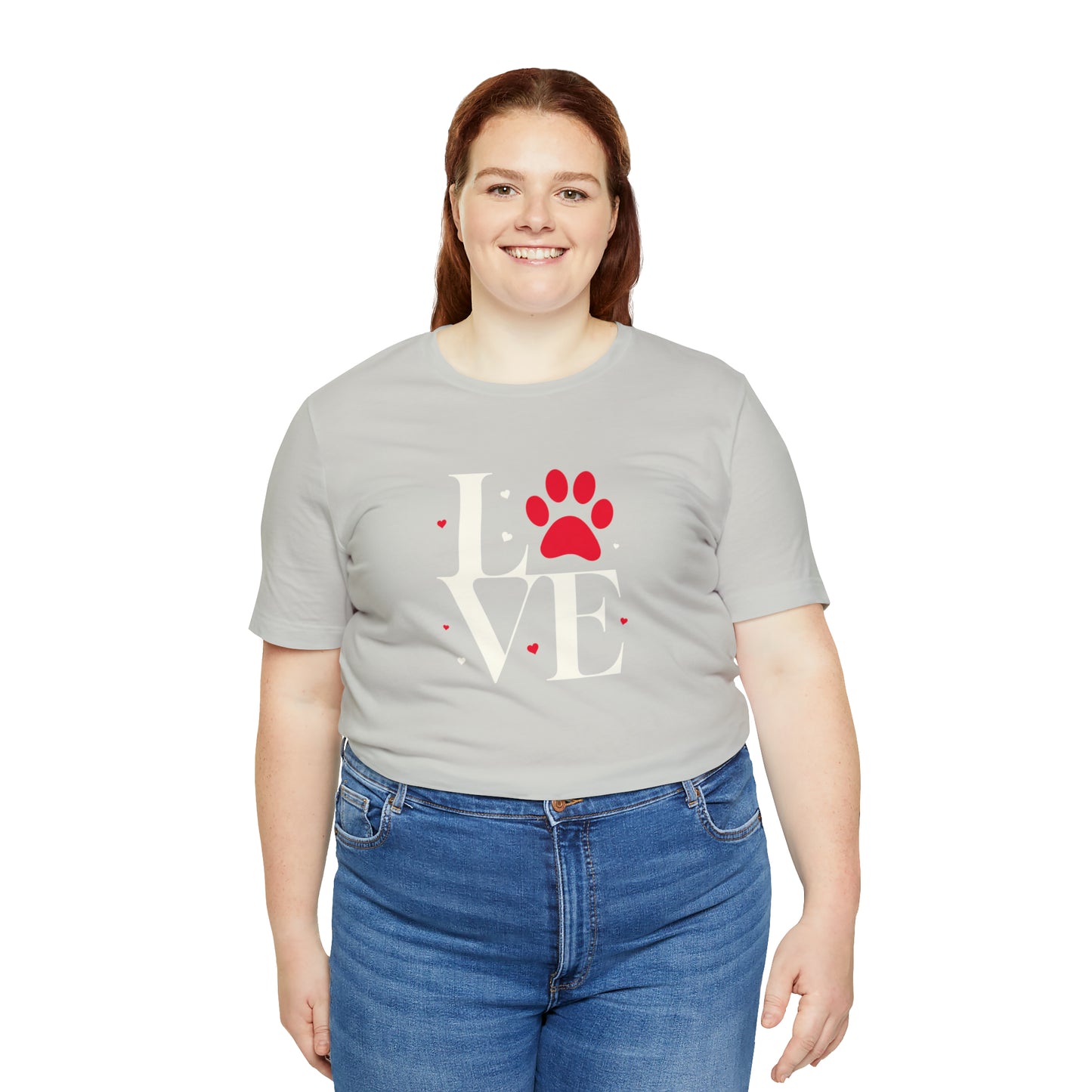 "LOVE" Dogs Unisex Jersey Short Sleeve Tee