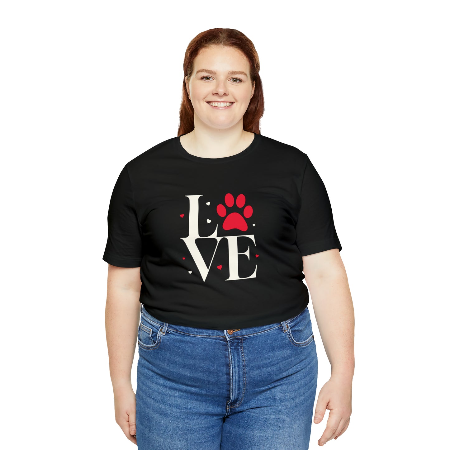 "LOVE" Dogs Unisex Jersey Short Sleeve Tee