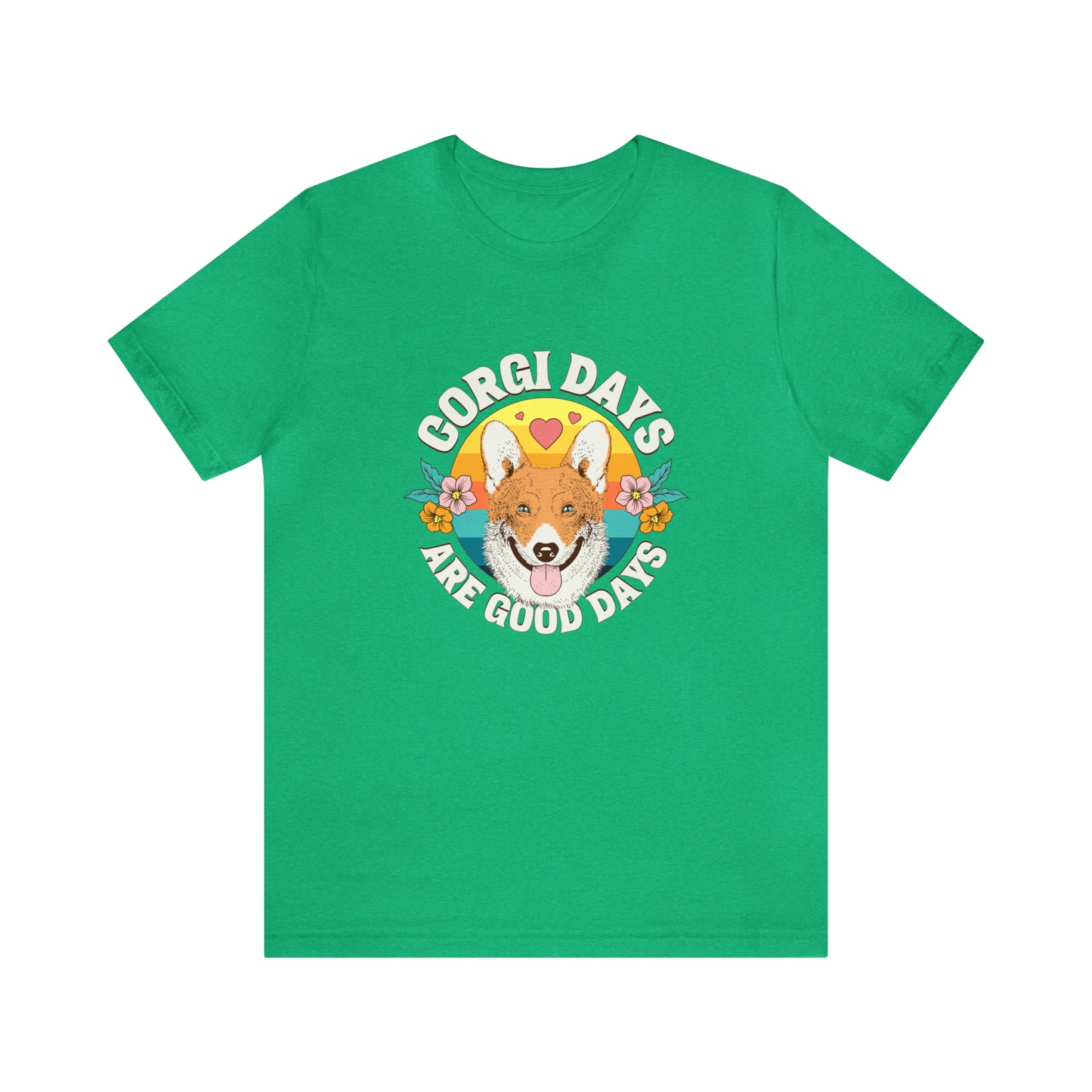 "Corgi Days Are Good Days" Unisex Jersey Short Sleeve Tee