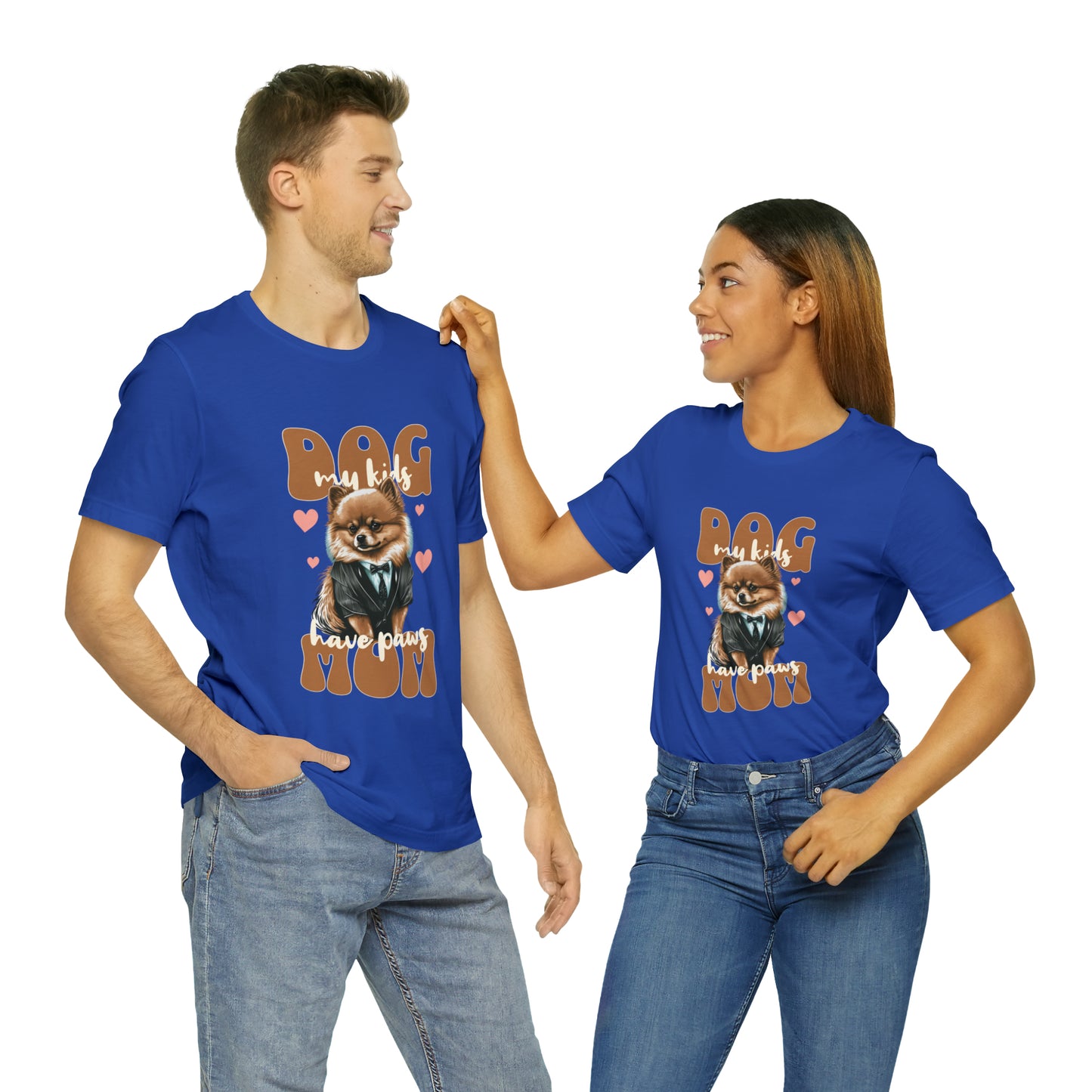 Dog Mom My Kids Have Paws Unisex Jersey Short Sleeve Tee