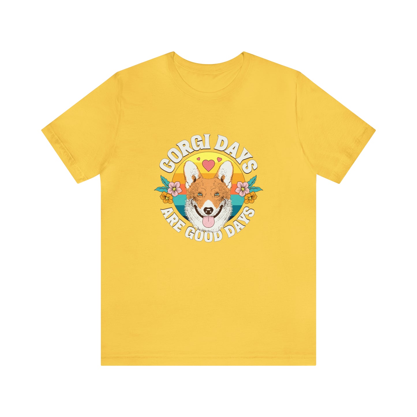 "Corgi Days Are Good Days" Unisex Jersey Short Sleeve Tee