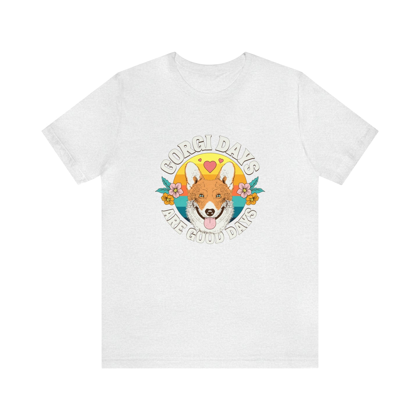 "Corgi Days Are Good Days" Unisex Jersey Short Sleeve Tee