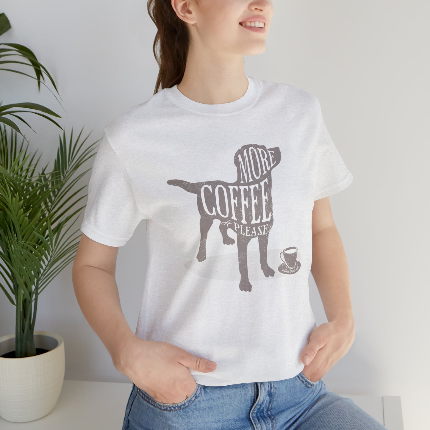 "More Coffee Please" Unisex Jersey Short Sleeve Tee