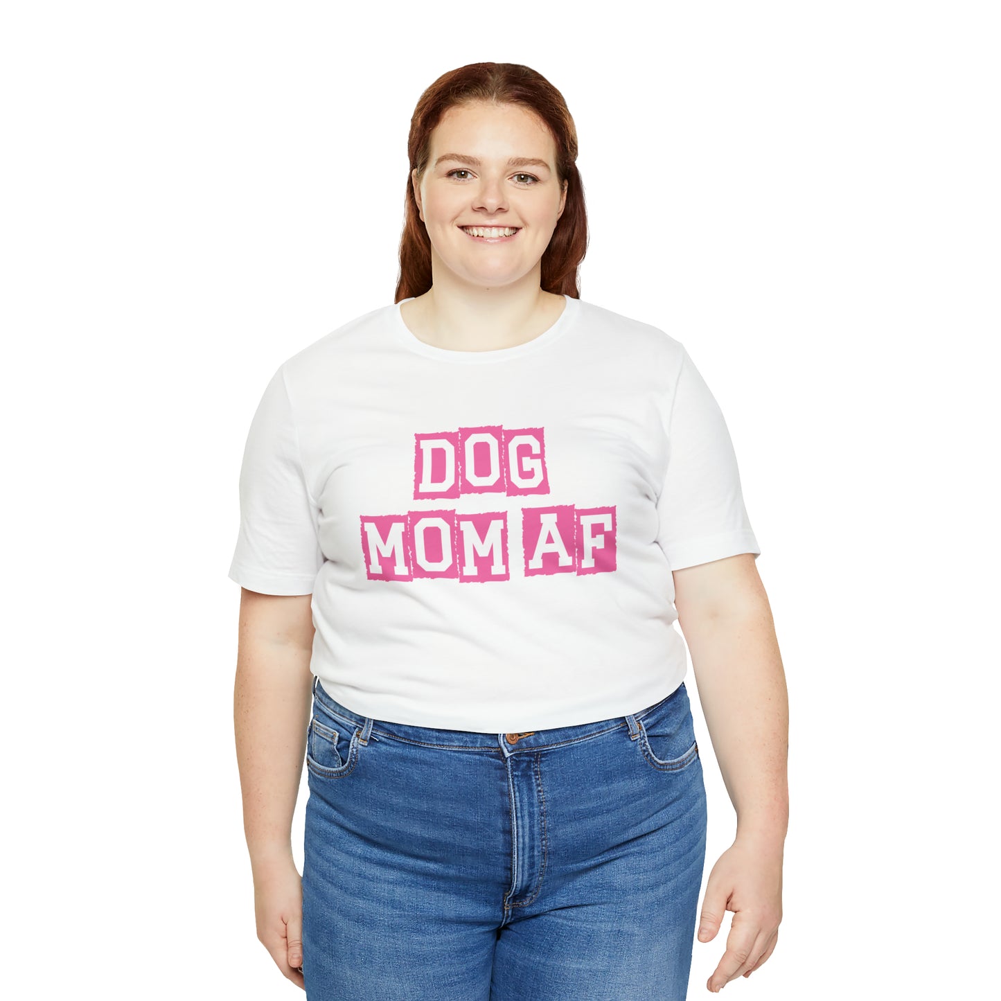 "Dog Mom AF" Unisex Jersey Short Sleeve Tee