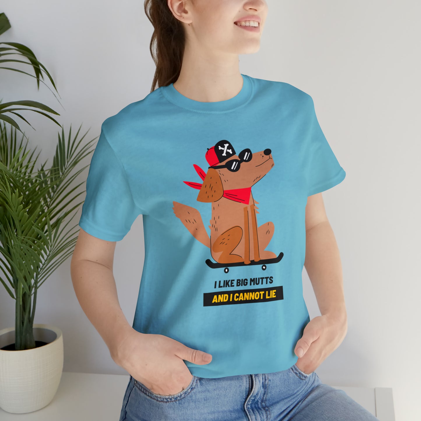 "I Like Big Mutts and I Cannot Lie" Unisex Jersey Short Sleeve Tee