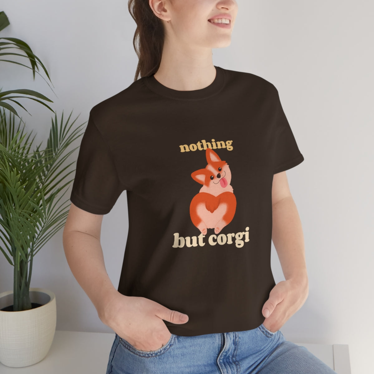 "Nothing But Corgi" Unisex Jersey Short Sleeve Tee