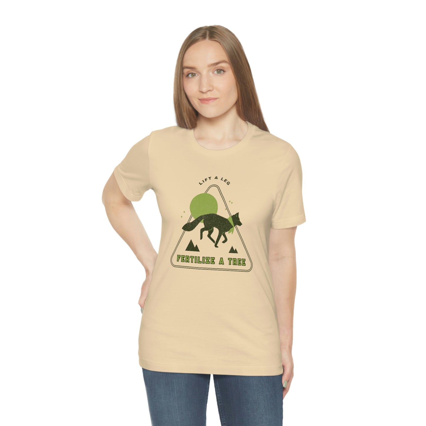 "Lift A Leg Fertilize A Tree" Unisex Jersey Short Sleeve Tee