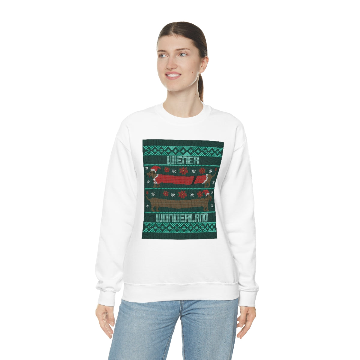 "Wiener Wonderland" Unisex Heavy Blend Crewneck Sweatshirt