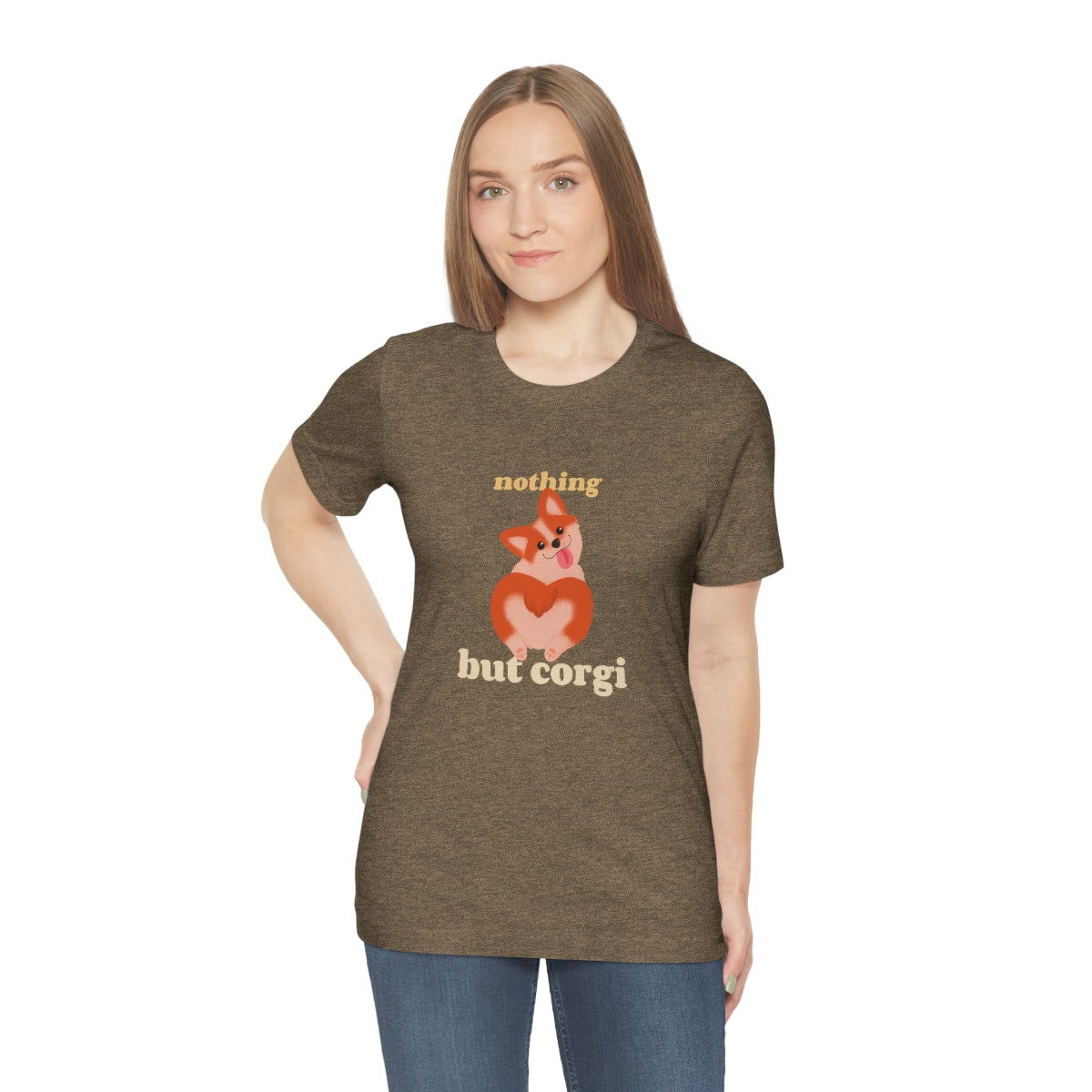 "Nothing But Corgi" Unisex Jersey Short Sleeve Tee