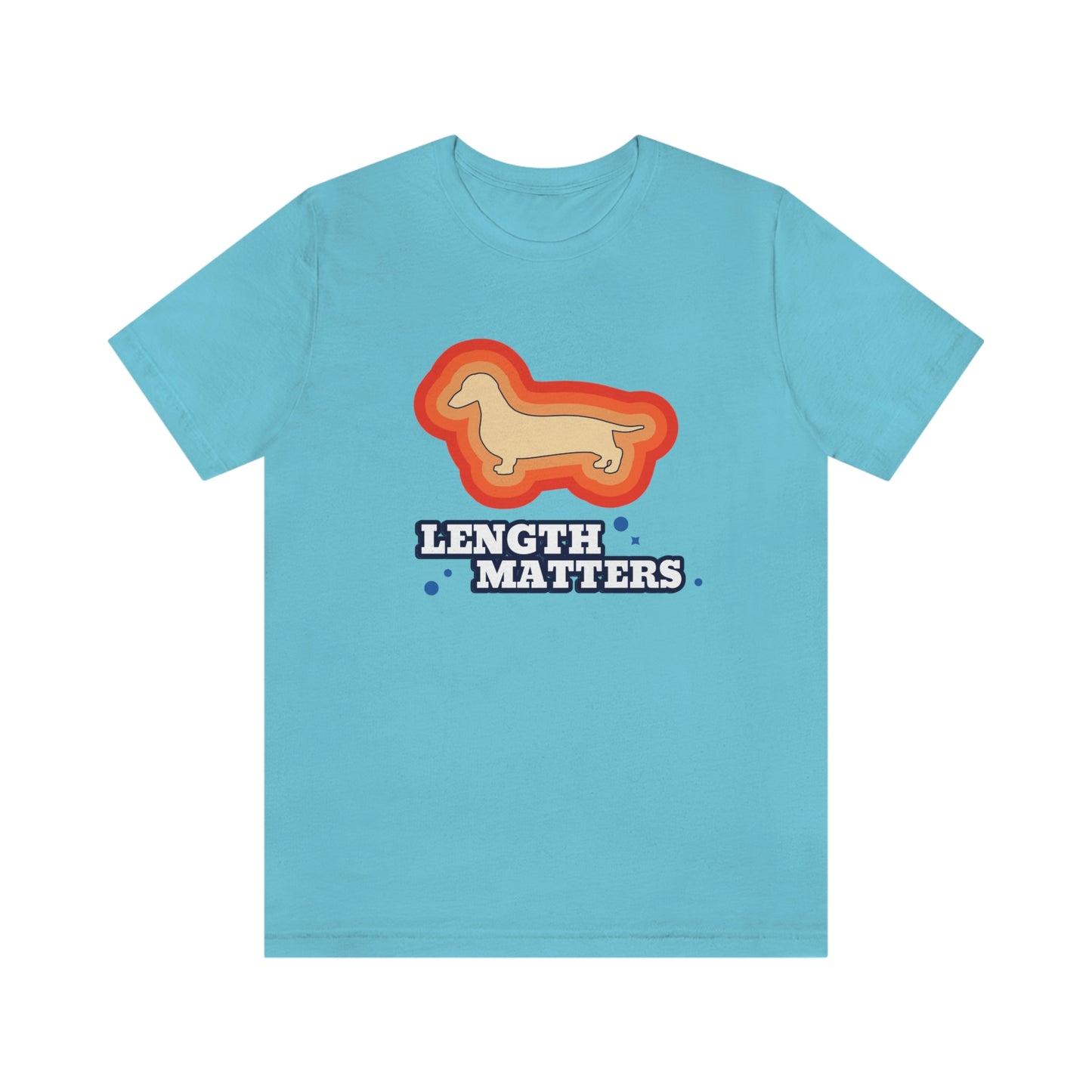 "Length Matters" Unisex Jersey Short Sleeve Tee