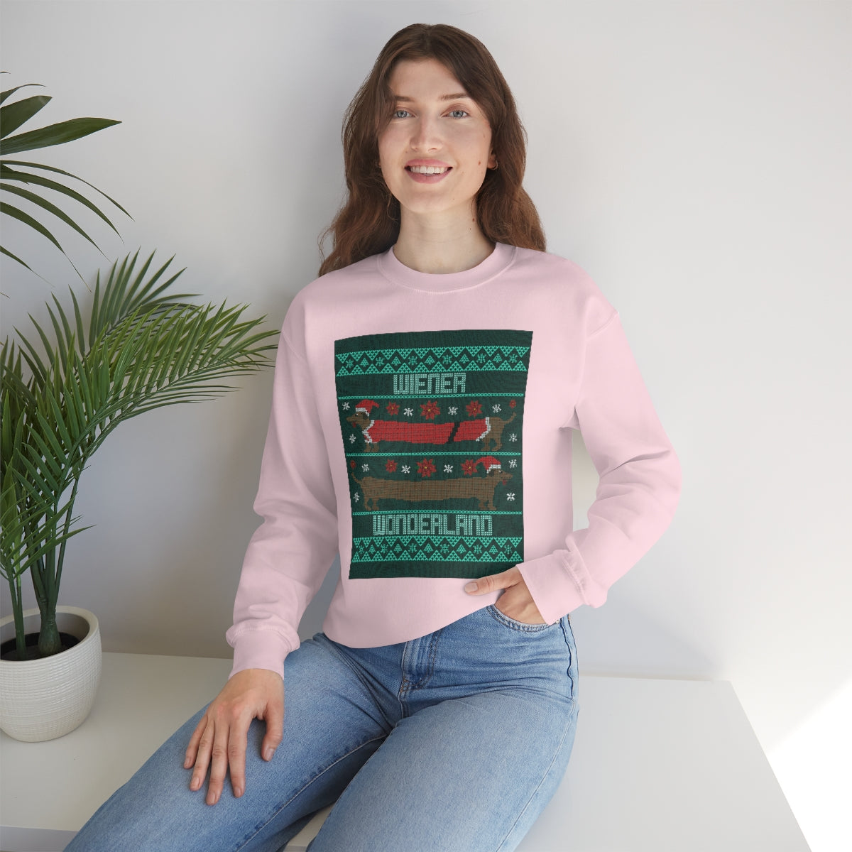 "Wiener Wonderland" Unisex Heavy Blend Crewneck Sweatshirt