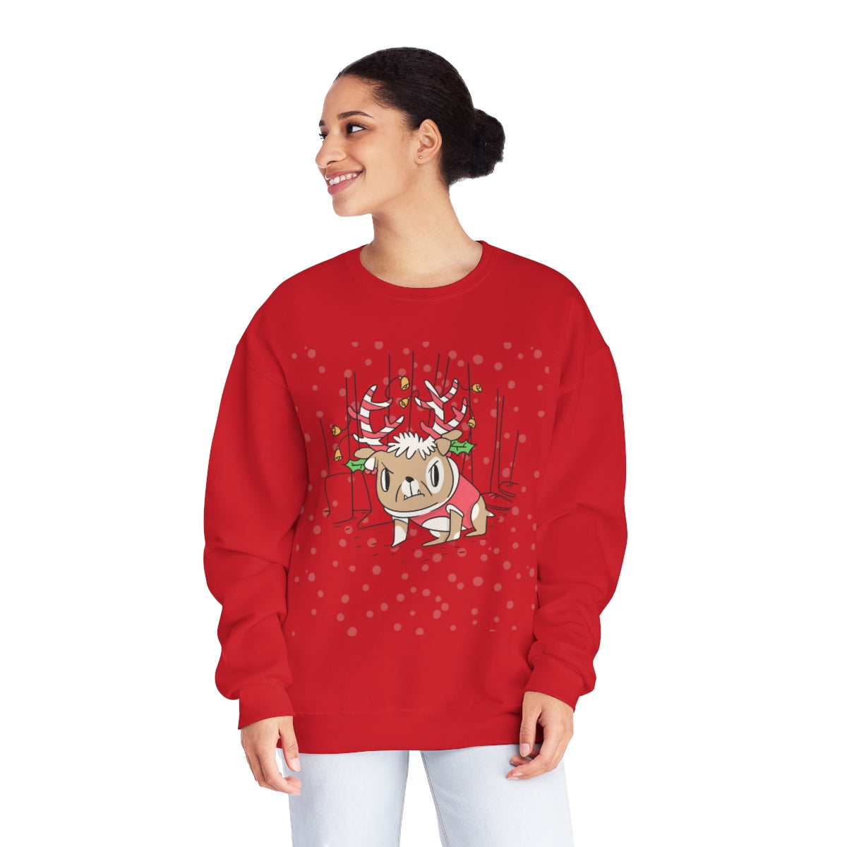 "Reluctant Reindeer" Unisex NuBlend® Crewneck Sweatshirt