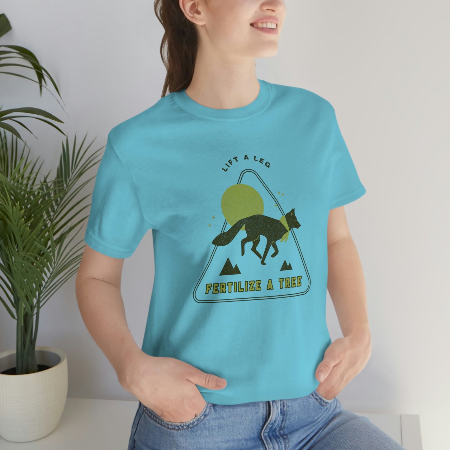 "Lift A Leg Fertilize A Tree" Unisex Jersey Short Sleeve Tee