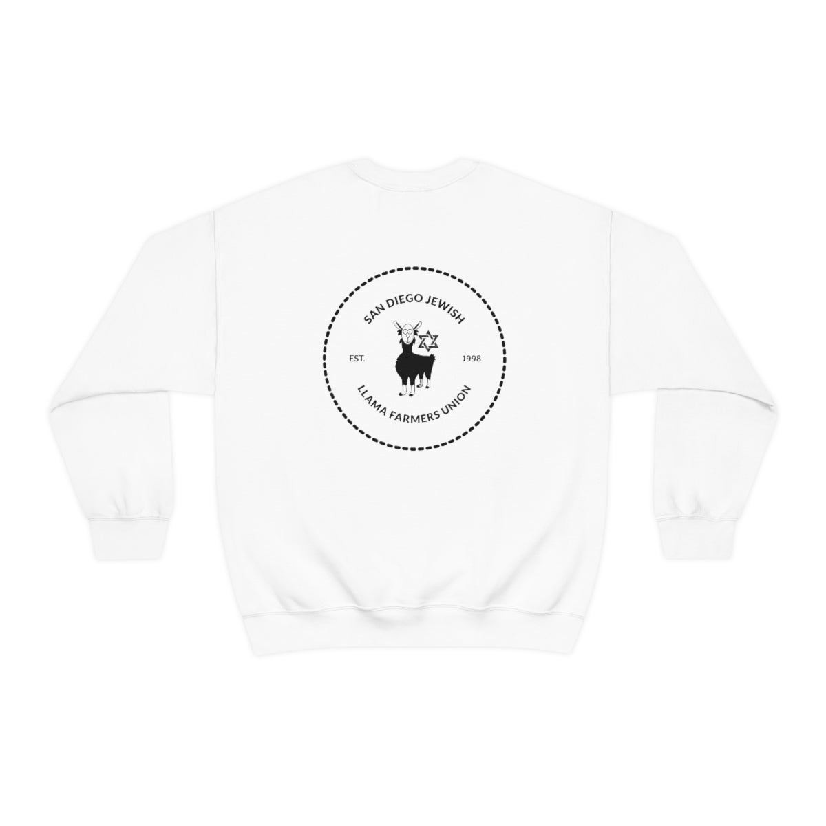 "Happy Llamakkah" Unisex Heavy Blend Crewneck Sweatshirt