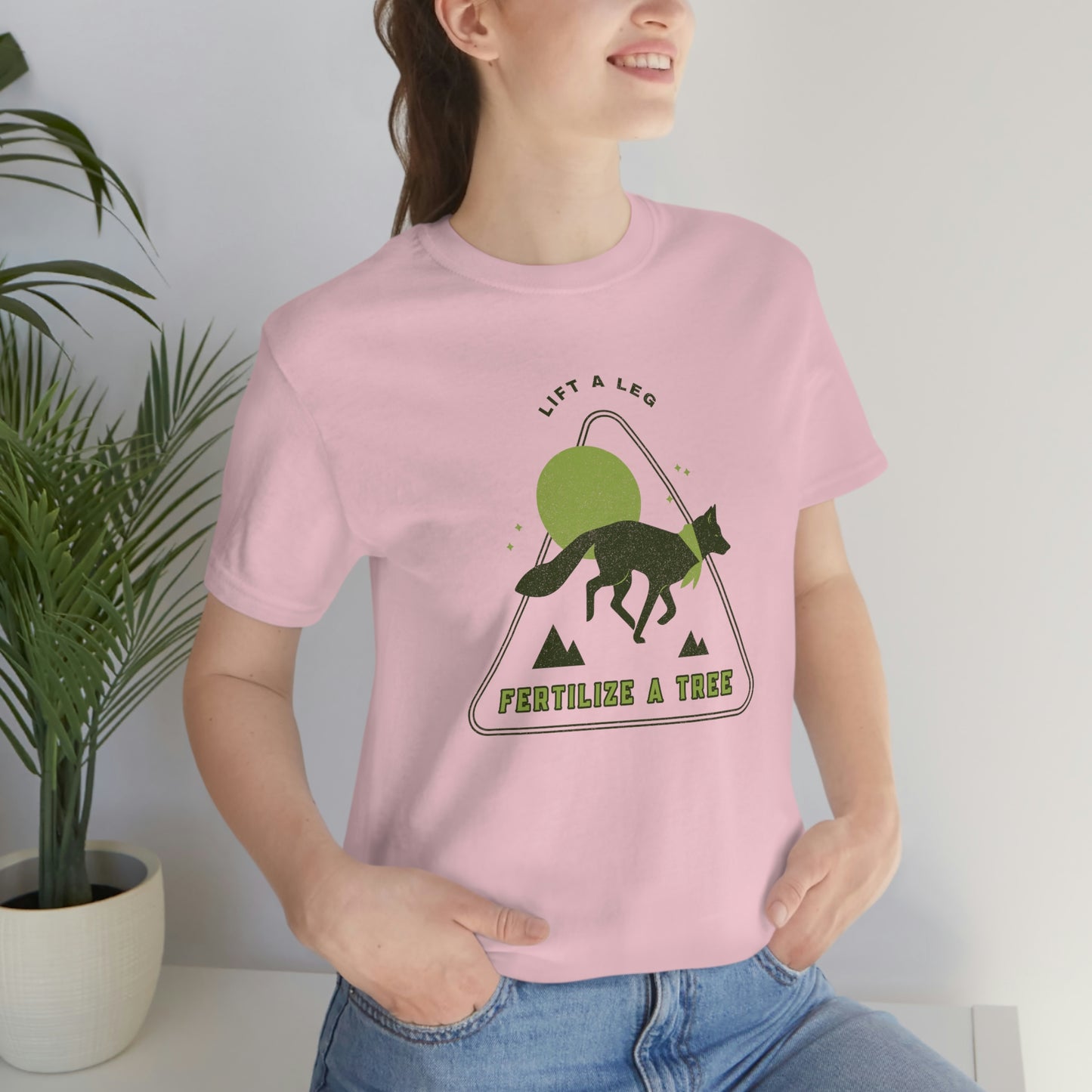 "Lift A Leg Fertilize A Tree" Unisex Jersey Short Sleeve Tee