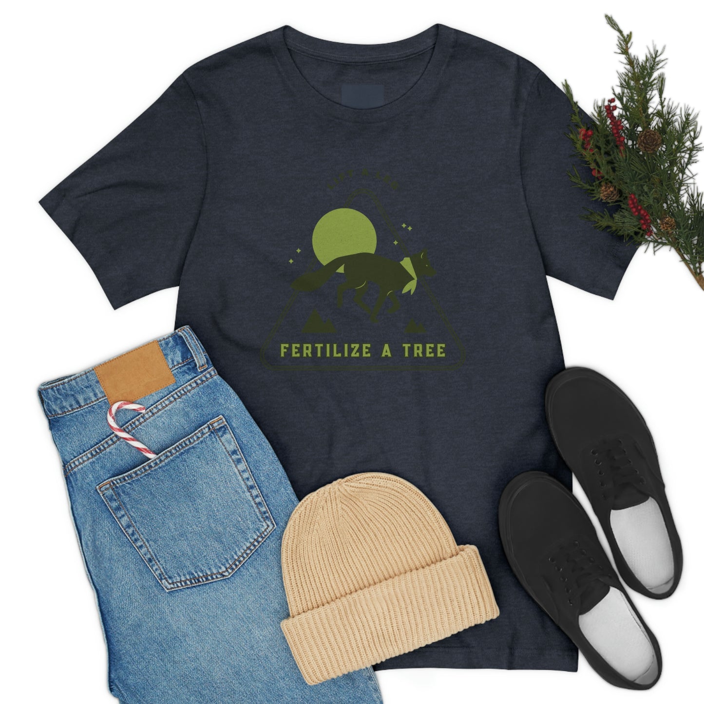 "Lift A Leg Fertilize A Tree" Unisex Jersey Short Sleeve Tee