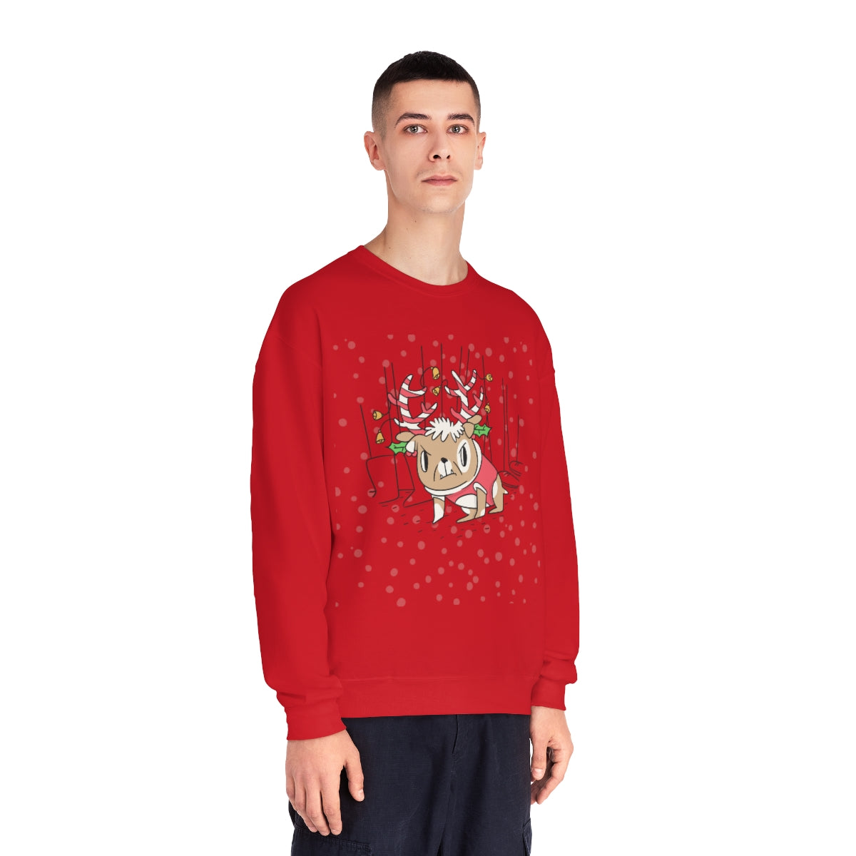 "Reluctant Reindeer" Unisex NuBlend® Crewneck Sweatshirt