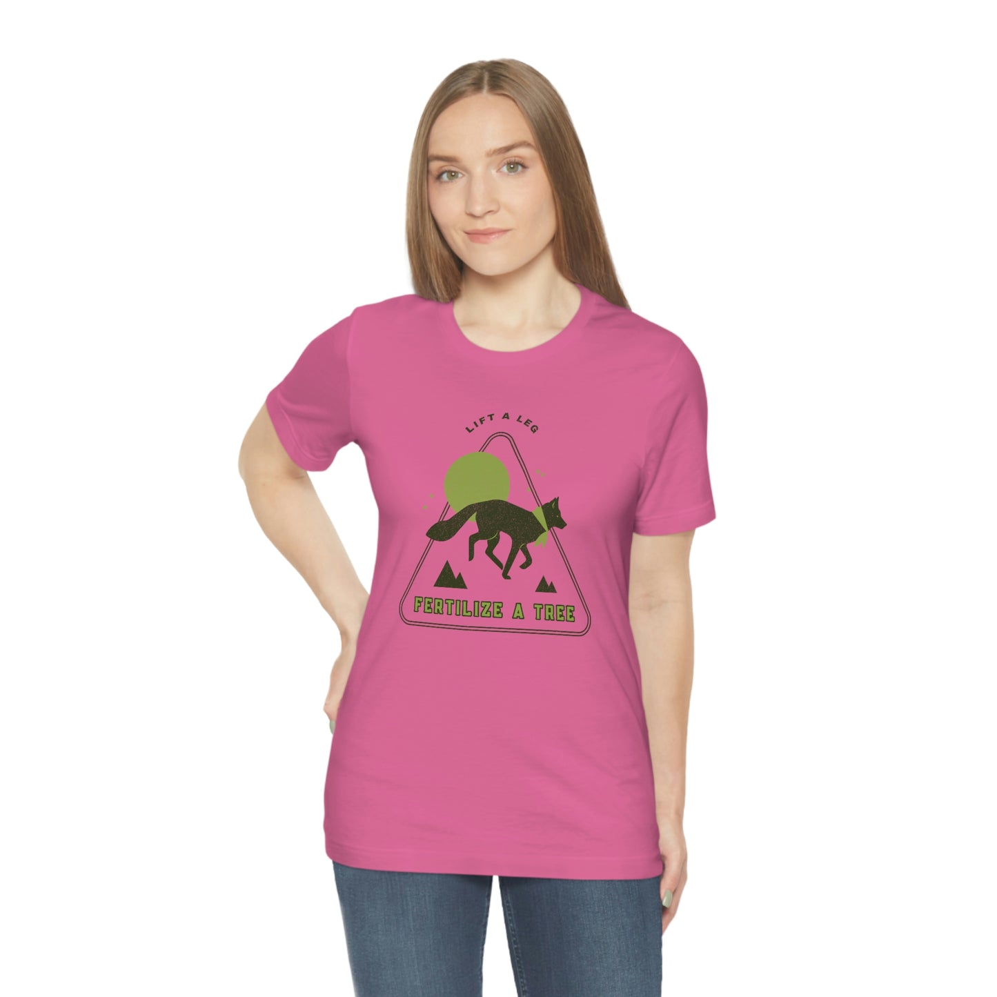 "Lift A Leg Fertilize A Tree" Unisex Jersey Short Sleeve Tee