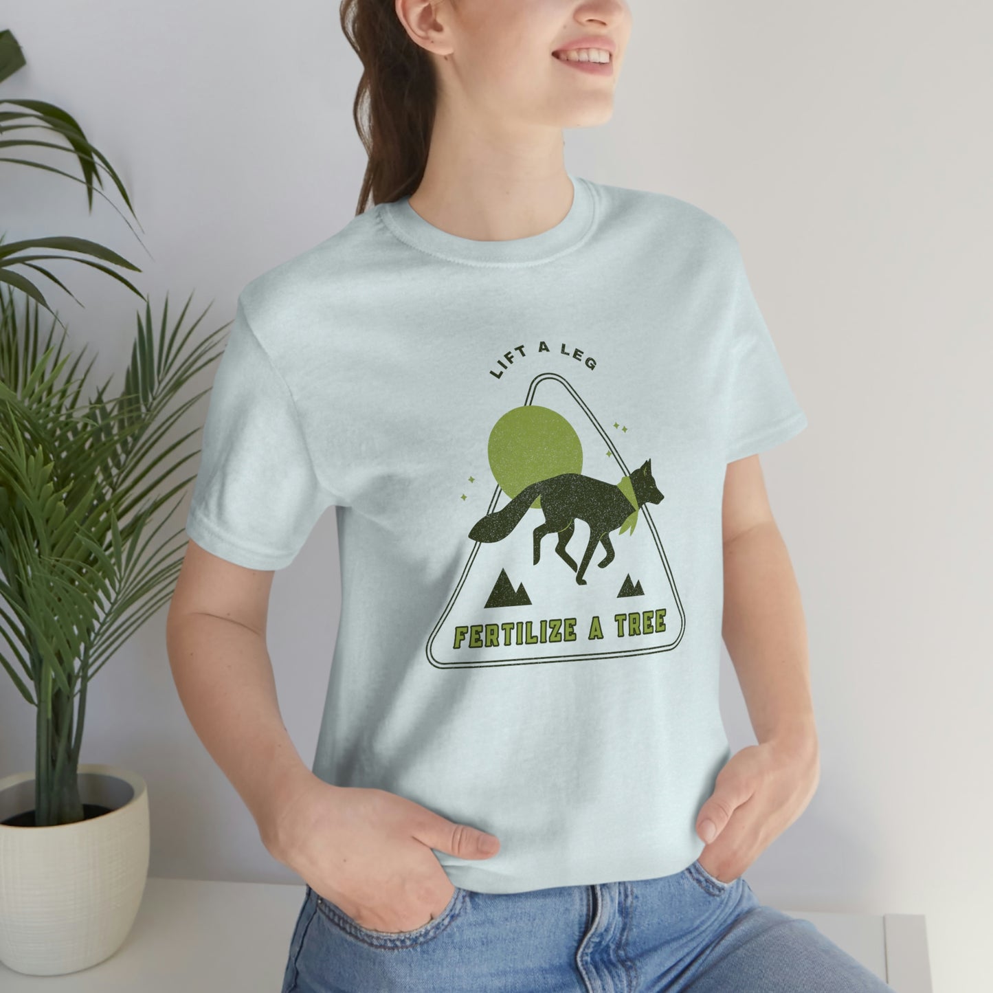 "Lift A Leg Fertilize A Tree" Unisex Jersey Short Sleeve Tee