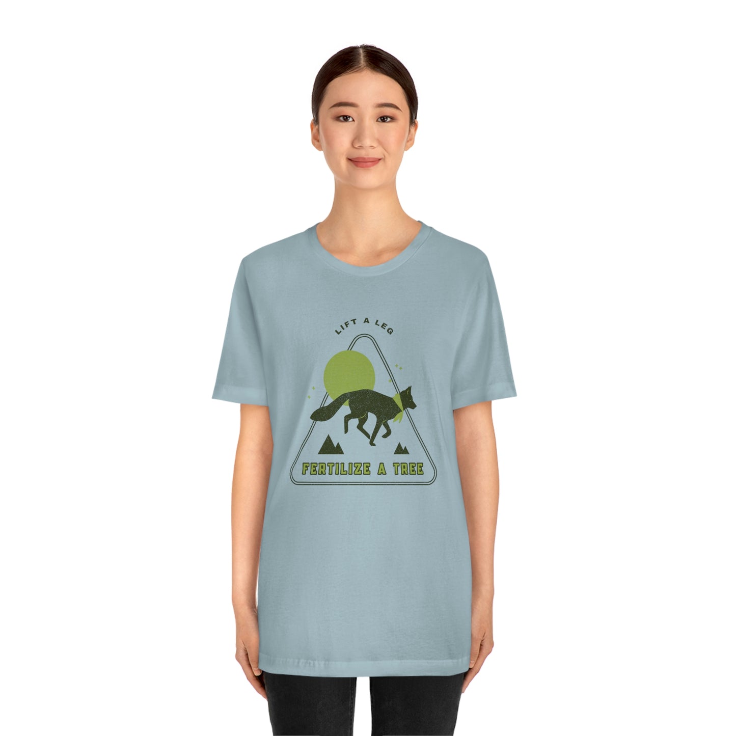 "Lift A Leg Fertilize A Tree" Unisex Jersey Short Sleeve Tee