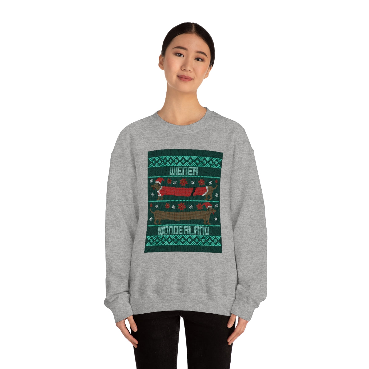 "Wiener Wonderland" Unisex Heavy Blend Crewneck Sweatshirt