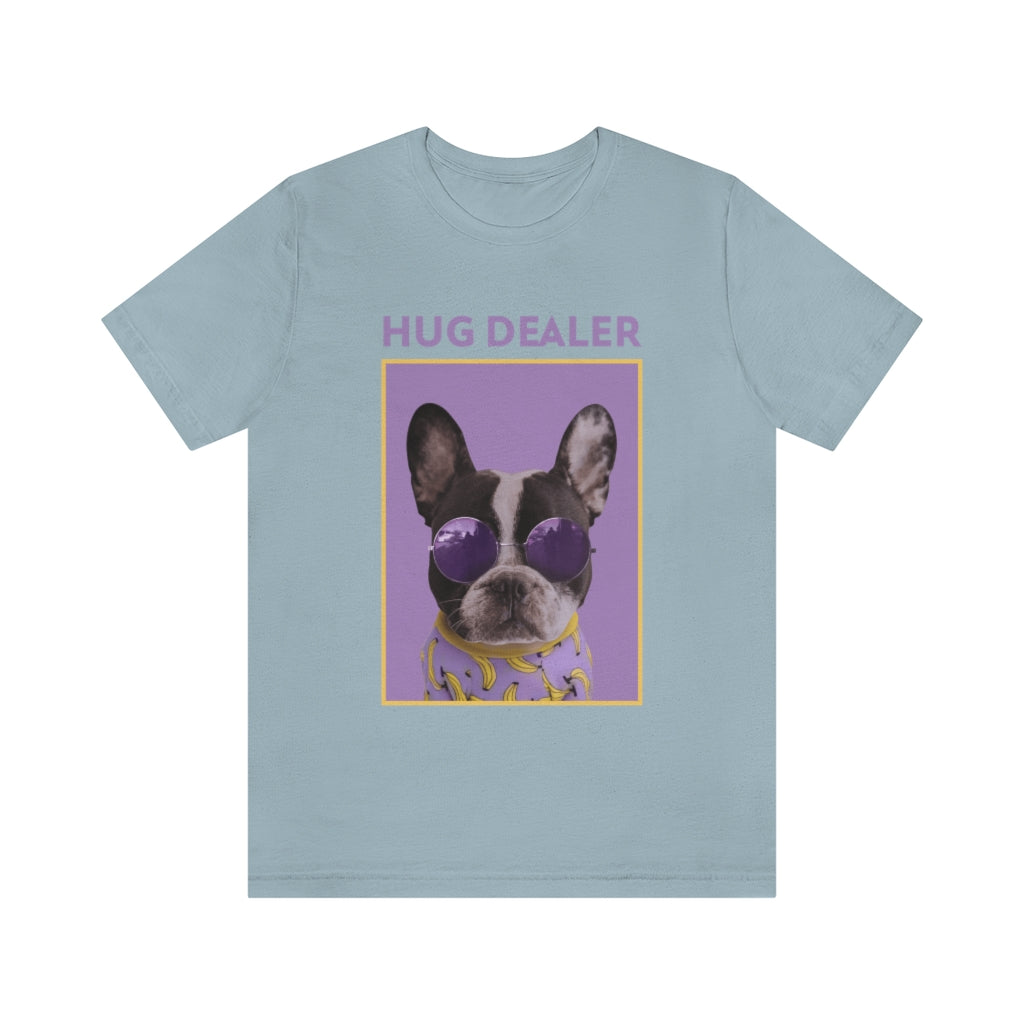 “Hug Dealer” Shirt - Unisex Short-Sleeve Jersey Tee