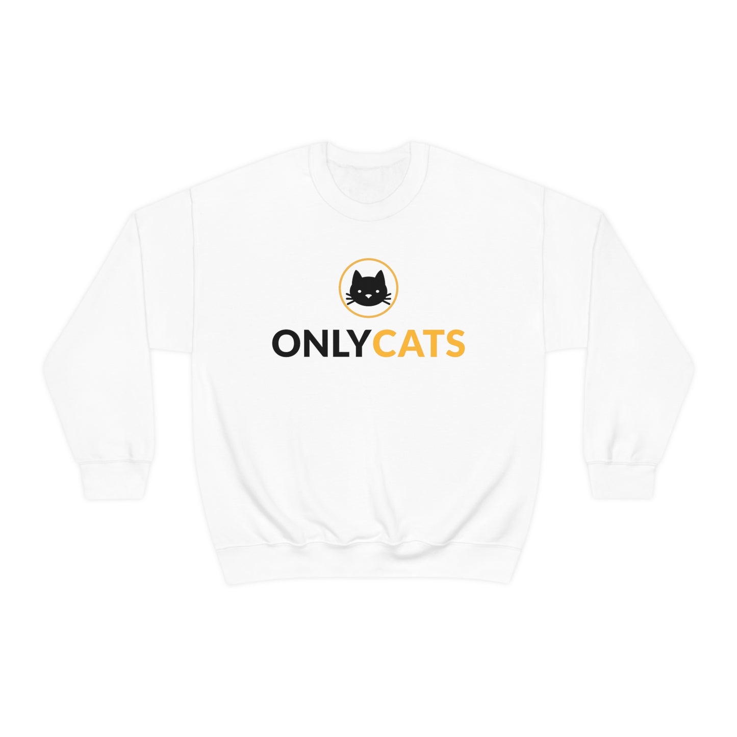 "Only Cats" Unisex Heavy Blend Crewneck Sweatshirt