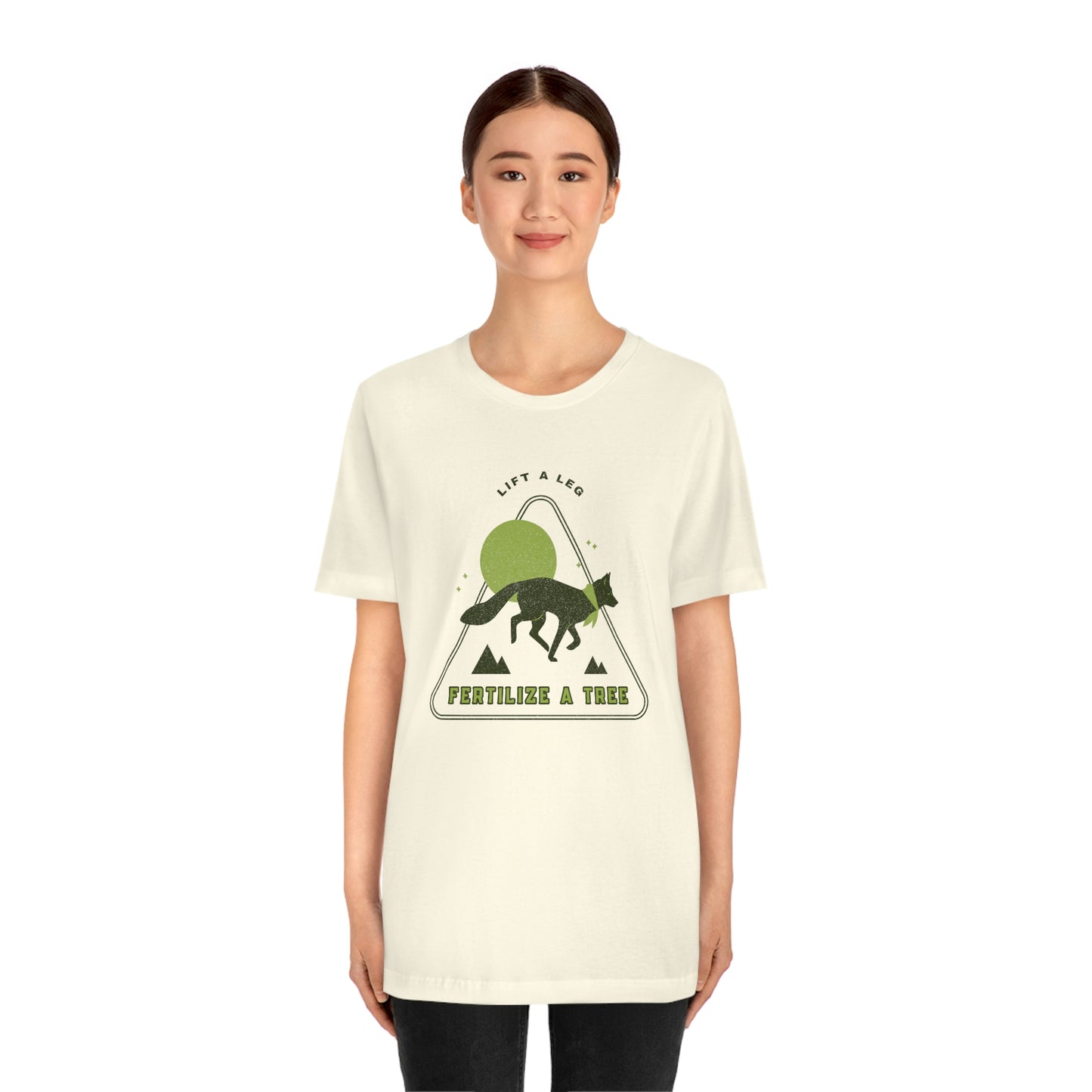 "Lift A Leg Fertilize A Tree" Unisex Jersey Short Sleeve Tee