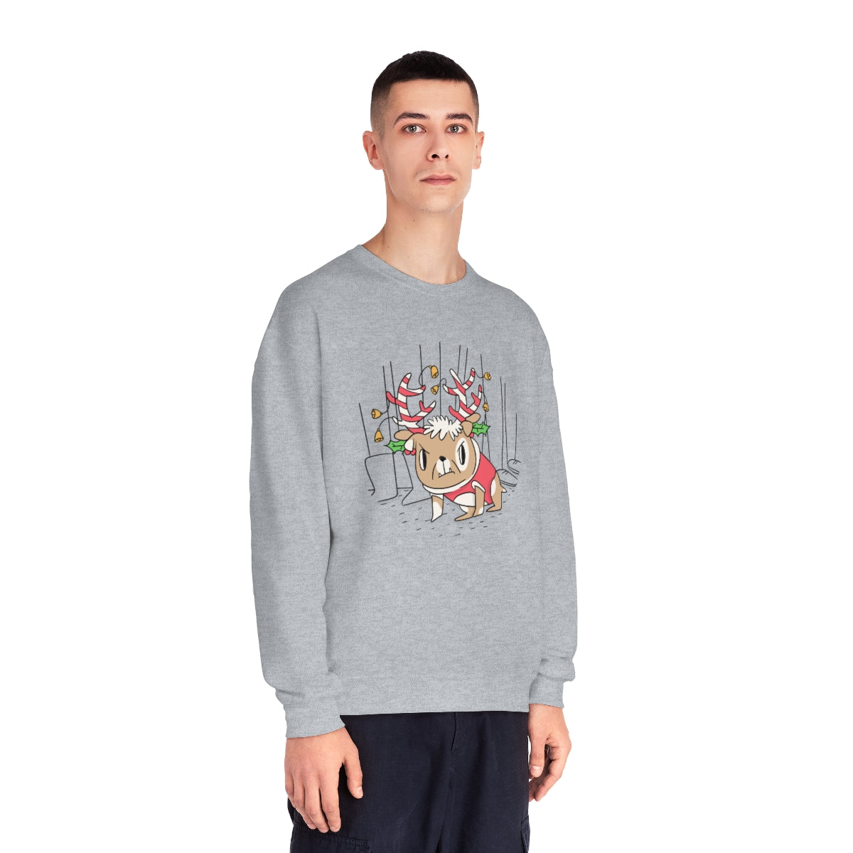 "Reluctant Reindeer" Unisex NuBlend® Crewneck Sweatshirt