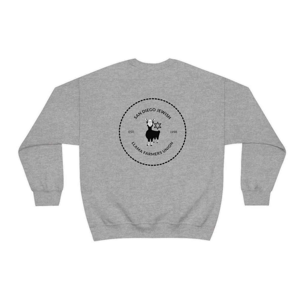 "Happy Llamakkah" Unisex Heavy Blend Crewneck Sweatshirt