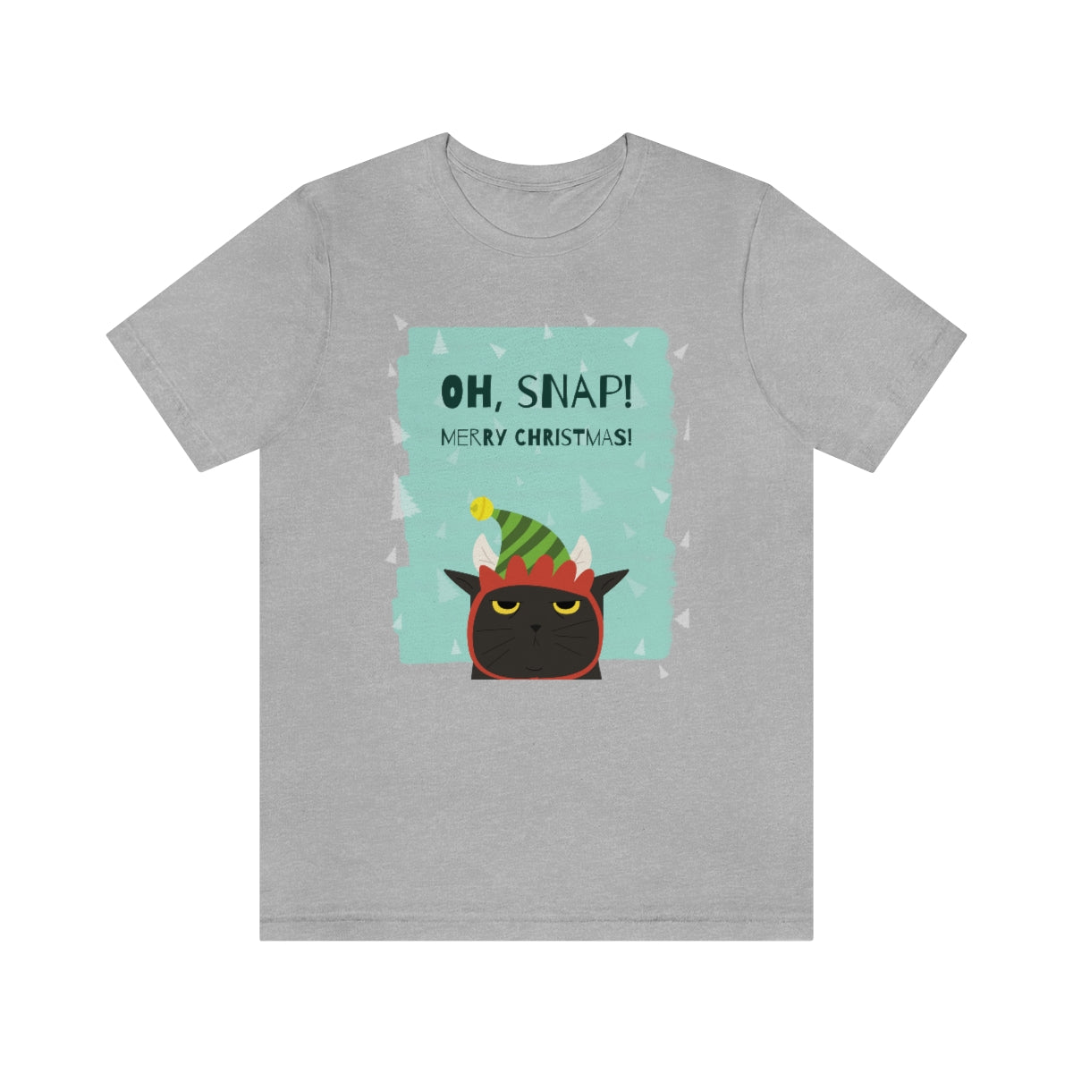 "OH SNAP.  MERRY CHRISTMAS" Unisex Jersey Short Sleeve Tee