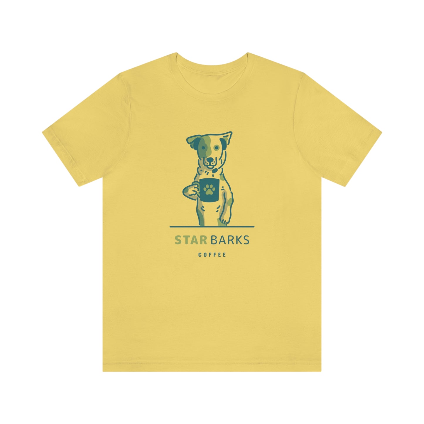 'Star Barks Coffee" Unisex Jersey Short Sleeve Tee