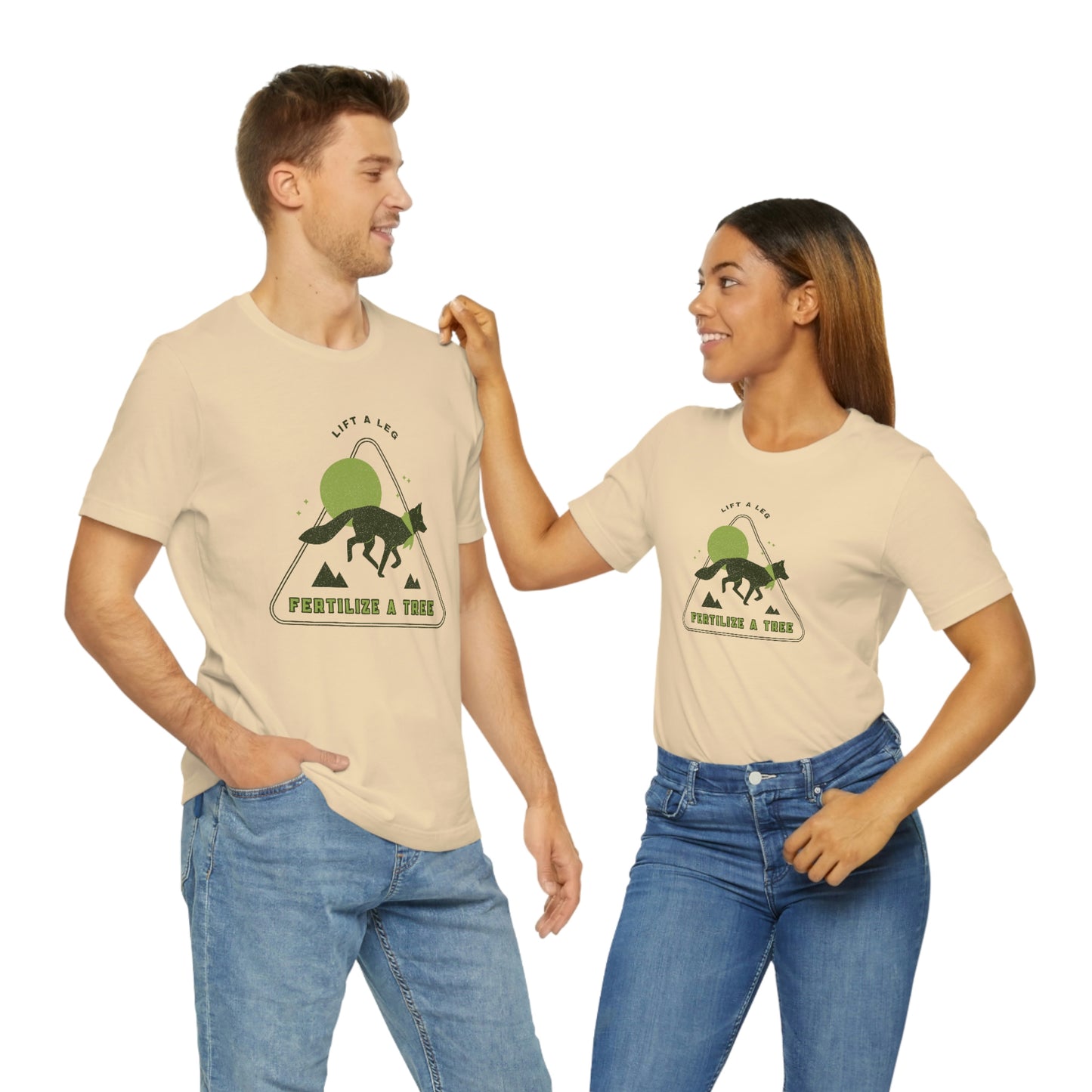 "Lift A Leg Fertilize A Tree" Unisex Jersey Short Sleeve Tee