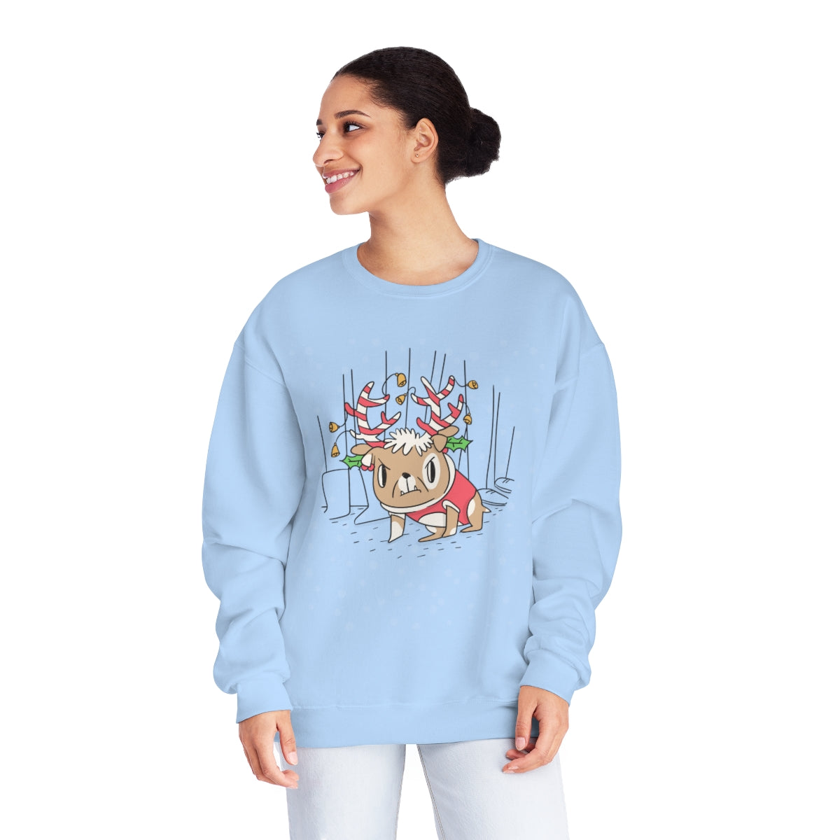 "Reluctant Reindeer" Unisex NuBlend® Crewneck Sweatshirt