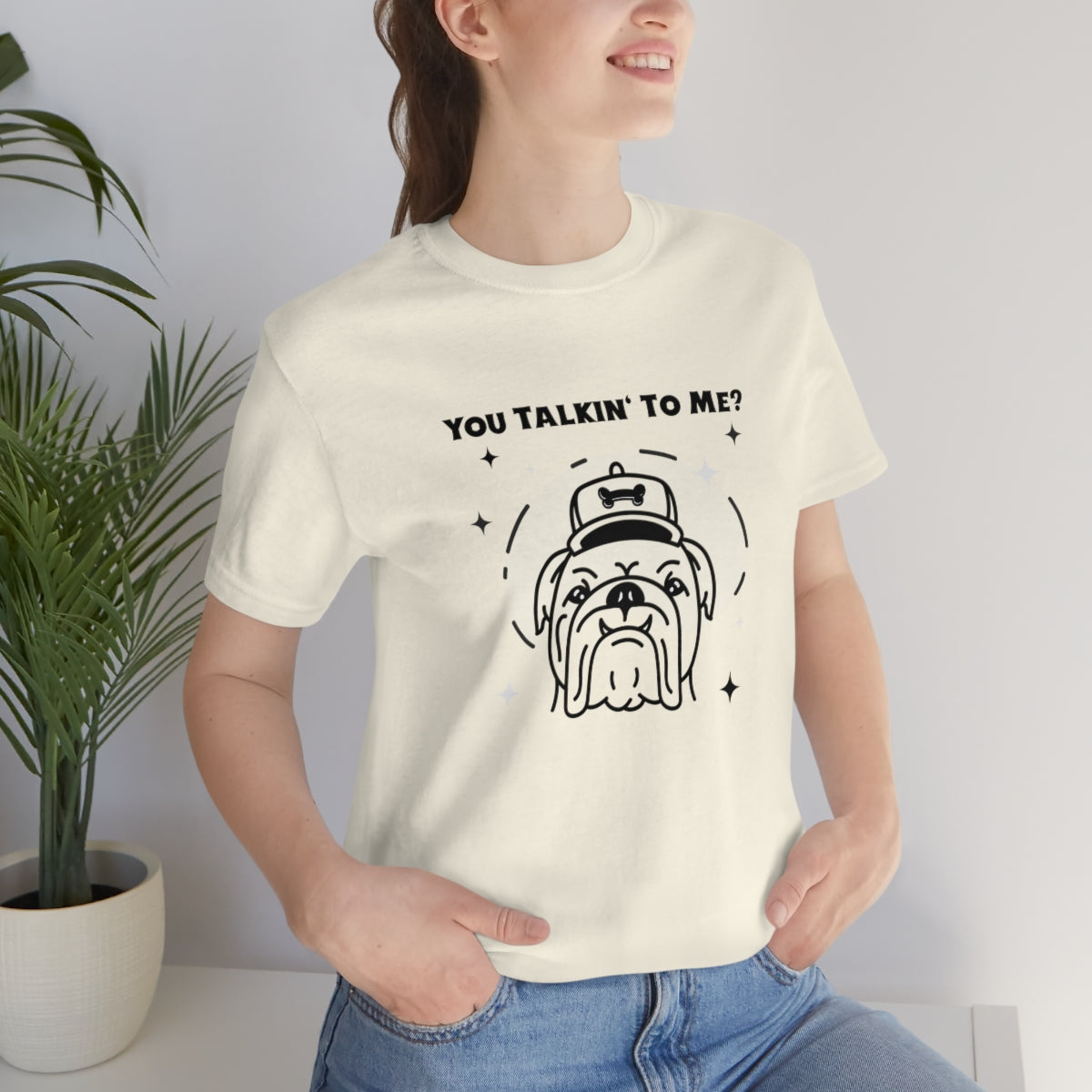 "You Talkin' To Me?" Unisex Jersey Short Sleeve Tee