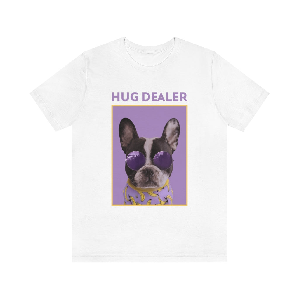 “Hug Dealer” Shirt - Unisex Short-Sleeve Jersey Tee