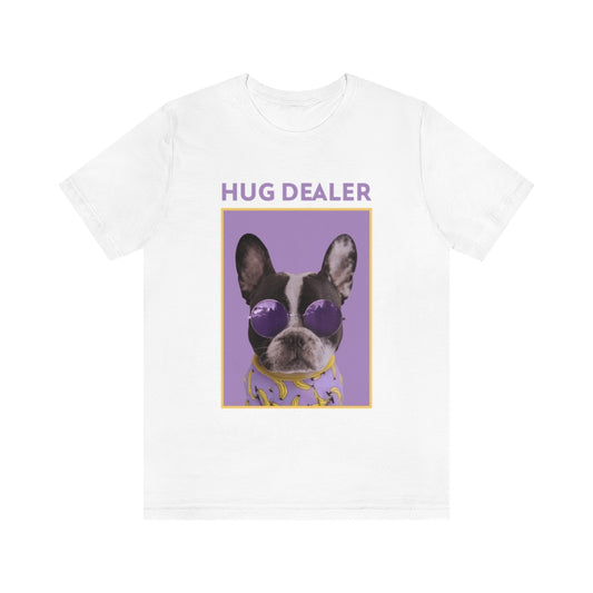 “Hug Dealer” Shirt - Unisex Short-Sleeve Jersey Tee