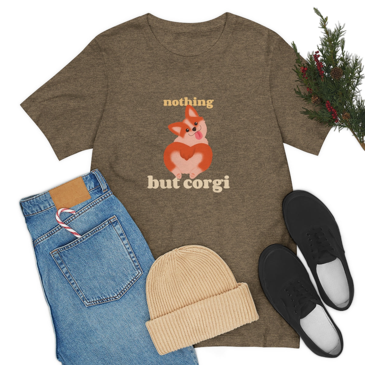 "Nothing But Corgi" Unisex Jersey Short Sleeve Tee