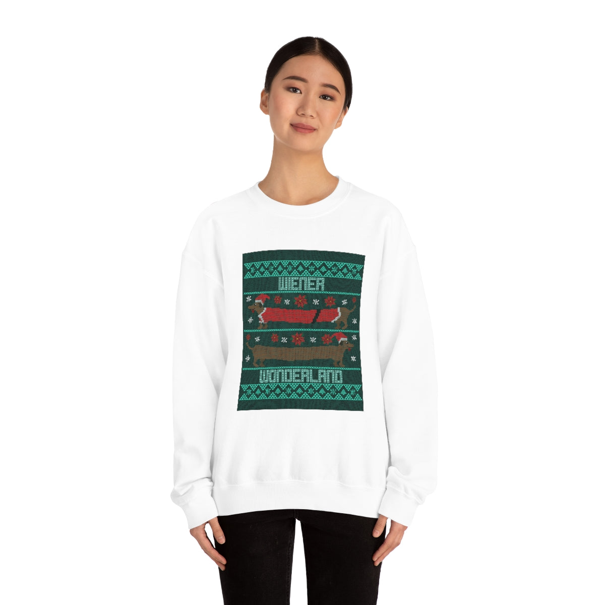 "Wiener Wonderland" Unisex Heavy Blend Crewneck Sweatshirt