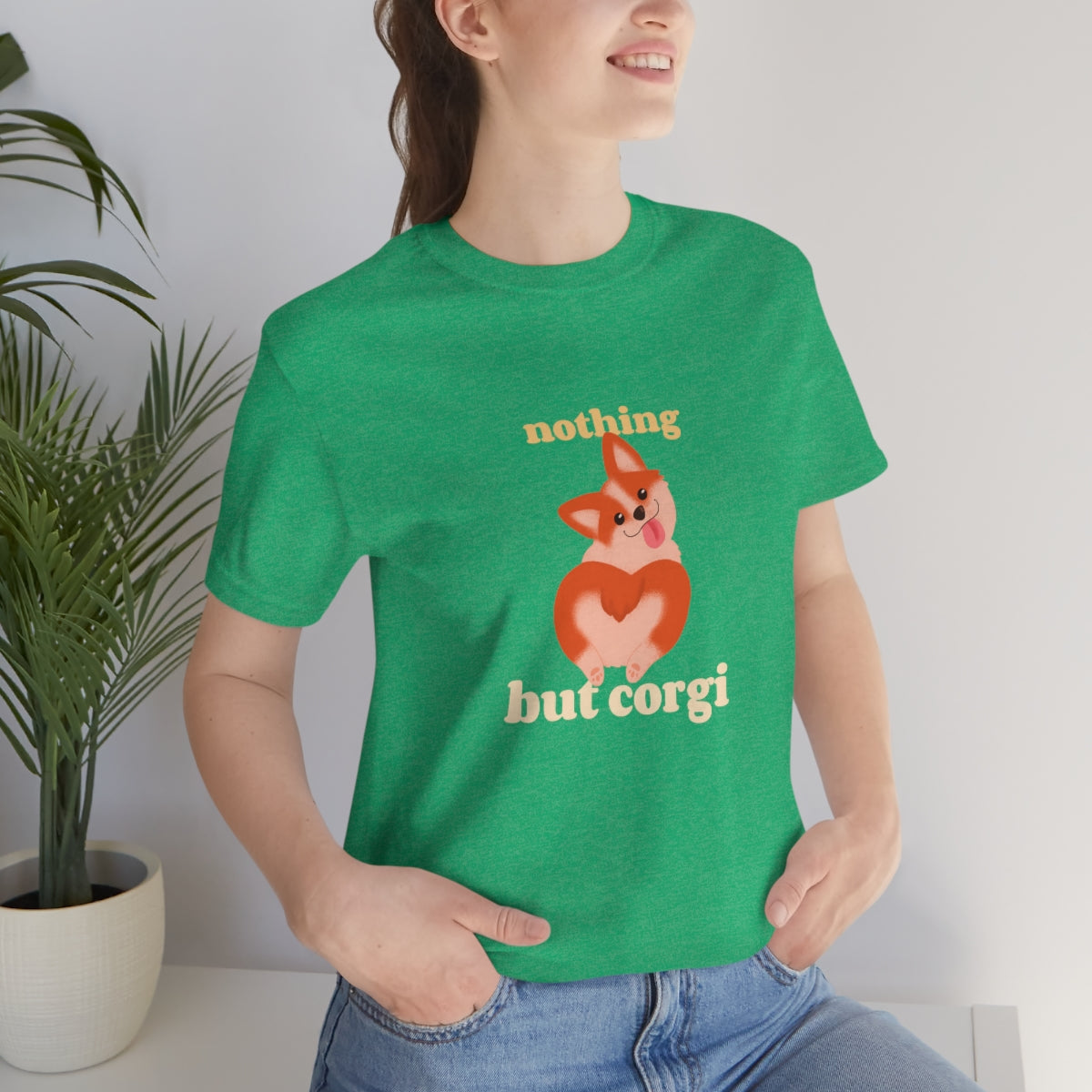 "Nothing But Corgi" Unisex Jersey Short Sleeve Tee