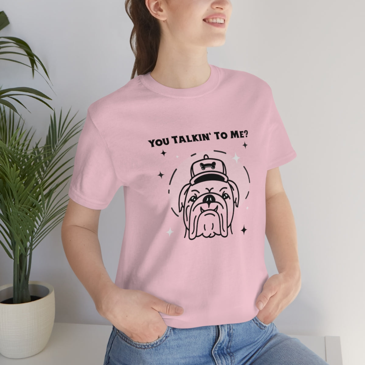 "You Talkin' To Me?" Unisex Jersey Short Sleeve Tee