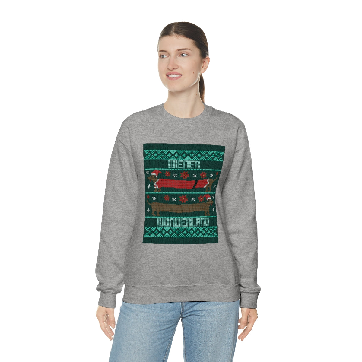 "Wiener Wonderland" Unisex Heavy Blend Crewneck Sweatshirt