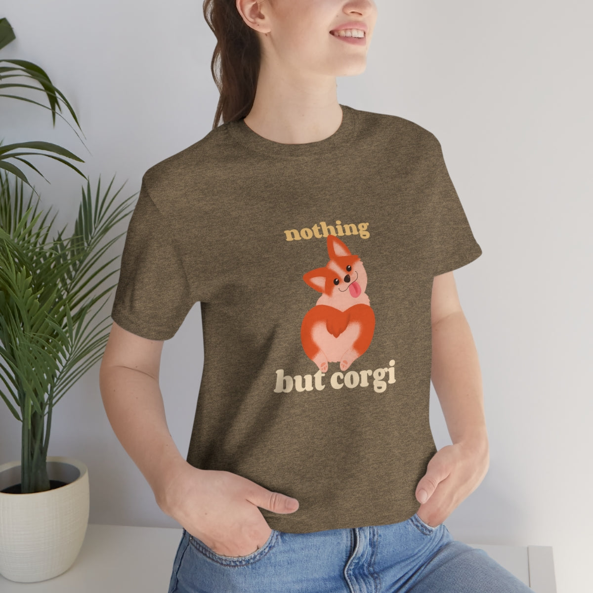 "Nothing But Corgi" Unisex Jersey Short Sleeve Tee