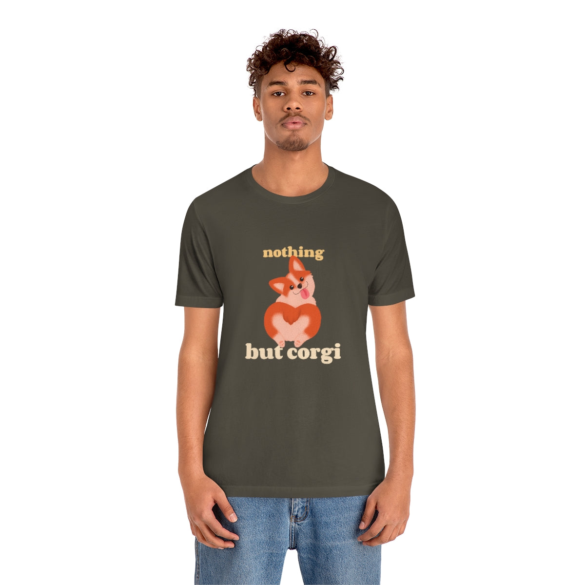 "Nothing But Corgi" Unisex Jersey Short Sleeve Tee